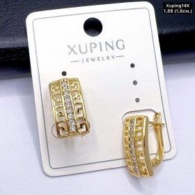 Сережки Xuping14К 10742 ( 1.6 см.)